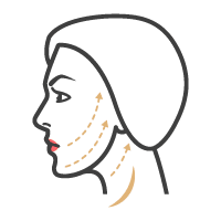 Face & neck lift icon